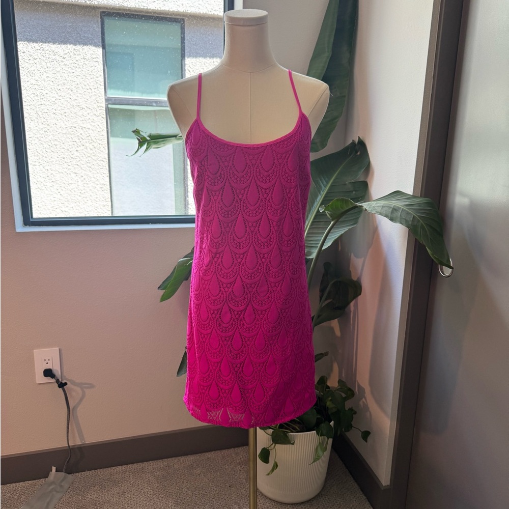 Lilly Pulitzer Fuchsia Lace Dress